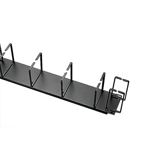 Cable Manager, Fits 19" Open Rack, Black
