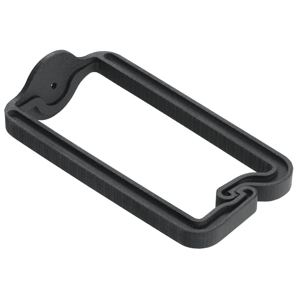 D-Ring Cable Managers, 1.72x3.50, Plasti
