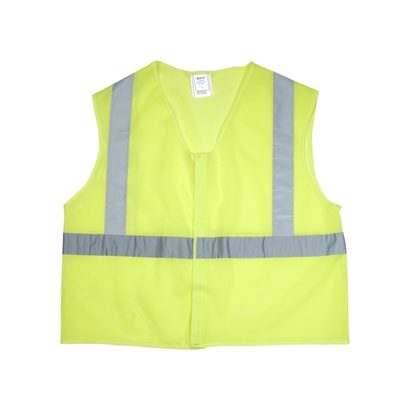 Cl2 Mesh Flame Retardant Lime Vest, Medium