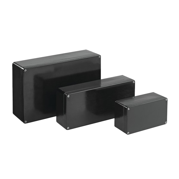 Screws Electrical Enclosures, 6.30 in H, 2.95 in D, 2.95 in W, 12, Polyester