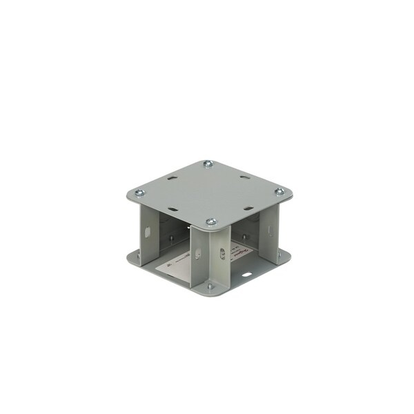 Elbow-Tee-Cross, 12.00x12.00, Gray, Steel 90-Degree