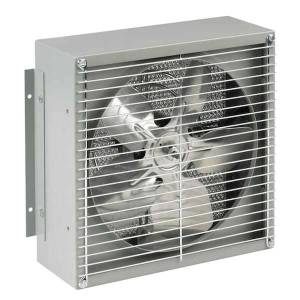 Filter Box Fans, 10.13x10.13x4.50, Lt Gray, Steel