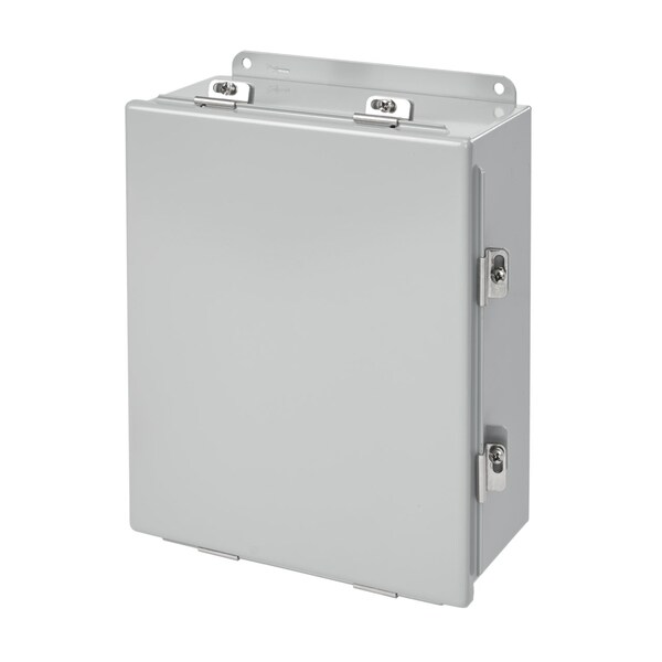 Continuous Hinge with Clamps, Type 4, 16.00x14.00x10.00, Gray, Mild St