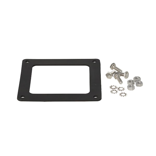 Gasket and Screws, Fits 4.00x4.00, Rubbe