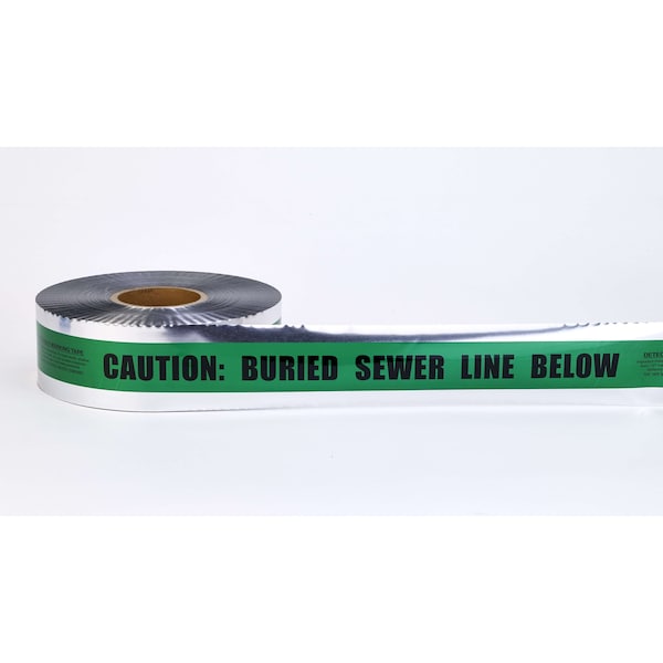 Polyethylene Underground Sewer Line Dete, 3 inch Height, 9 in Width, Poly