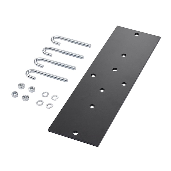 Rack-to-Runway Mounting Plate Kit, Black