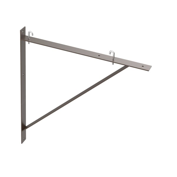Triangle Support Bracket Kit, Black, Ste