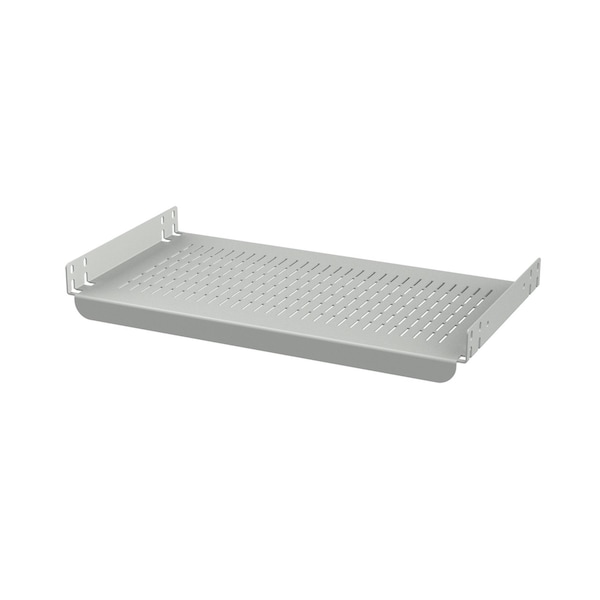 ProLine G2 Rack-Mount Fixed Shelf, fits 19 in Rack, Lt Gray, Steel