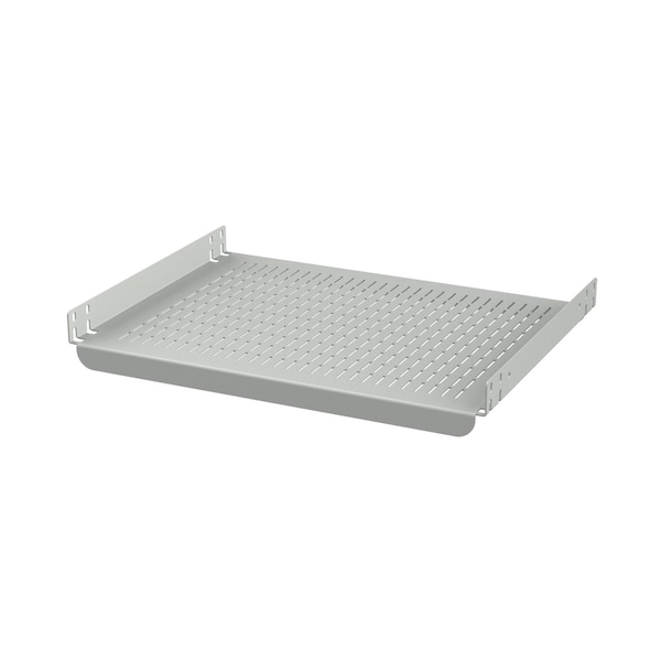 ProLine G2 Rack-Mount Fixed Shelf, fits 19 in Rack, Lt Gray, Steel