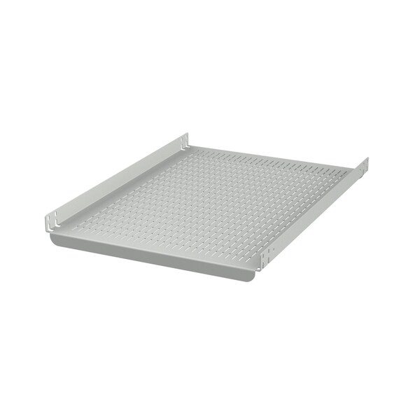 ProLine G2 Rack-Mount Fixed Shelf, fits 19 in Rack, Lt Gray, Steel