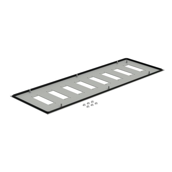 Closure Plates, fits 500mm, Lt Gray, St