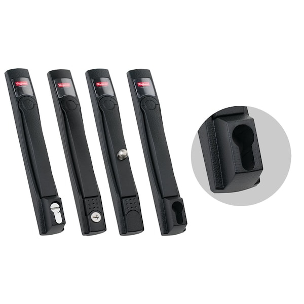 Flush Swing Handles, fits Doors, Steel