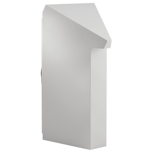 Wedge Consoles, Lt Gray, Steel