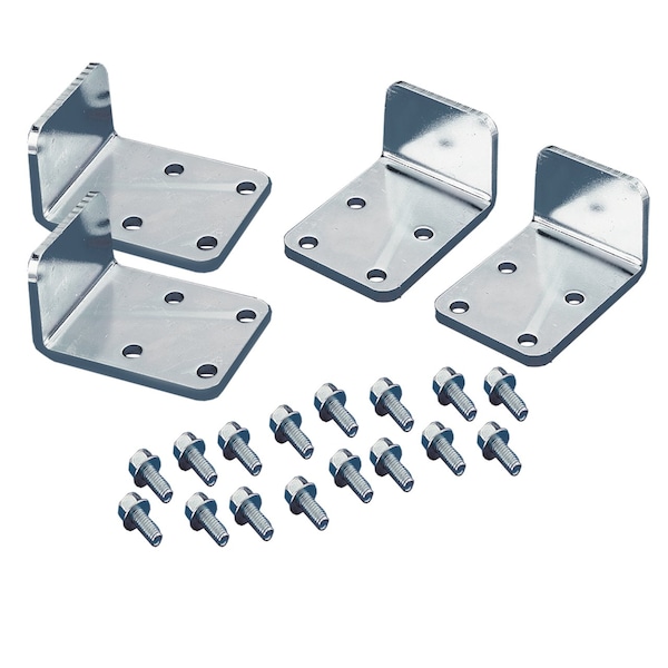 Joining Bracket, 1-1/2 in. H x 5 in. W x 7 in. L, Steel
