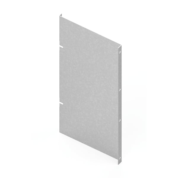 Side-Mount Panel, 627x343mm, Gray, Steel