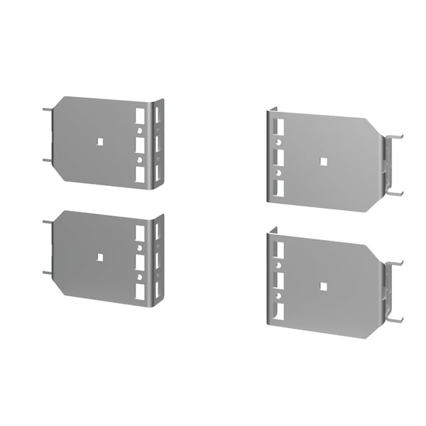 Frame-Reducing Brackets for Frames or Grid Straps, 100mm + 100mm, Stee