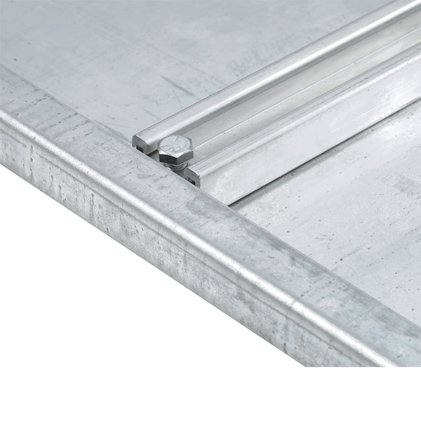 Panel Support Brace, Fits 1000mm, Lt Gra