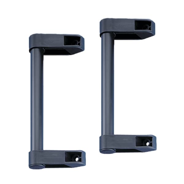 Handles, Gray, Aluminum