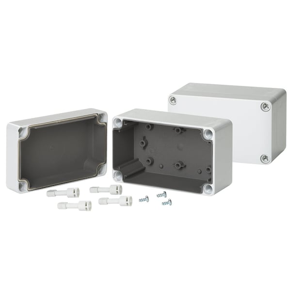QLINE E, EMC, Type 4X, 125x125x74mm, Polycarbonate