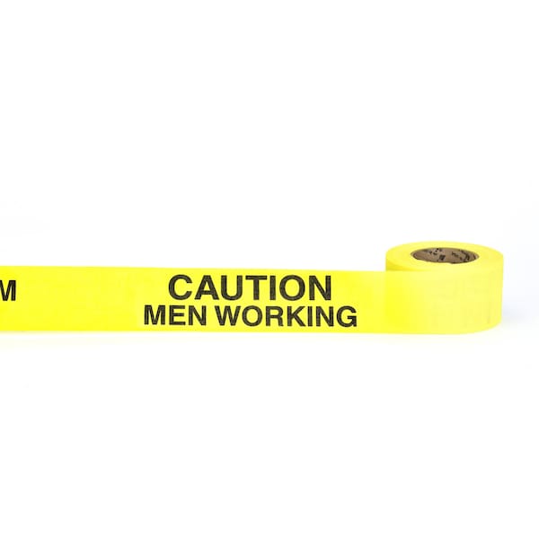 Repulpable Tape Yellow, 2" W x 45 yd. L