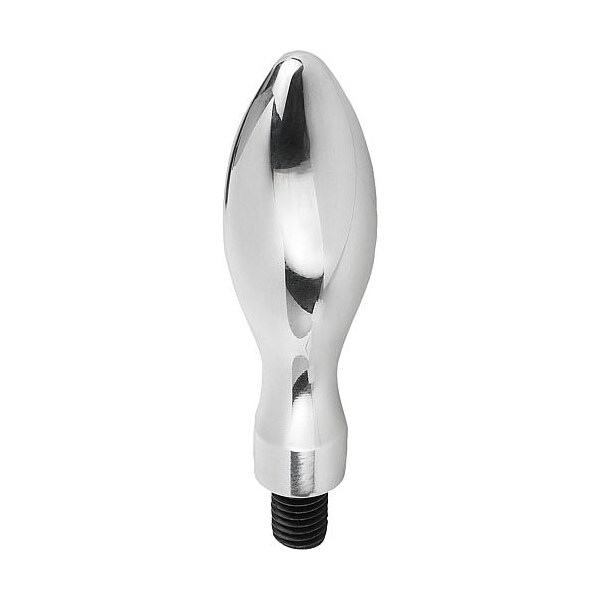 Machine Handle, DIN 39, Fixed, Form: E Aluminum, Comp: Steel, Handle LengthL1= 112 mm, D= M16