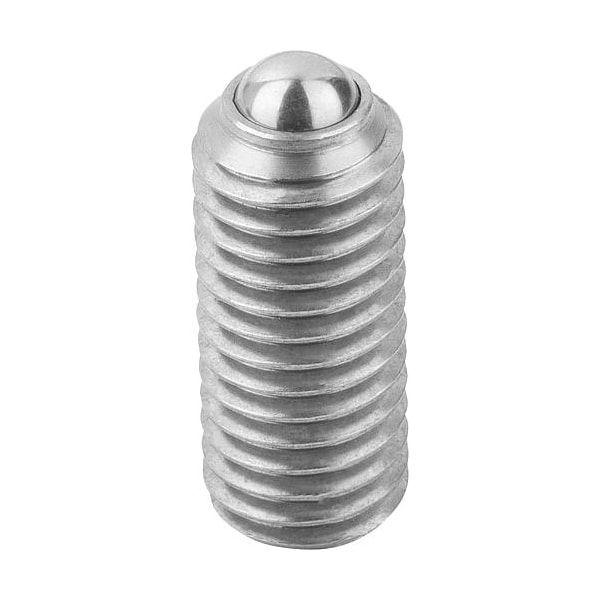 Spring Plunger Intensified Spring Force D=M24 L=48, Stainless Steel, Ball Stainless Steel, Pu=1