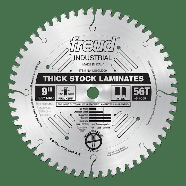 Thick-Stock Laminate Blade, 9