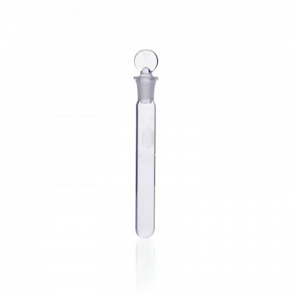 Glass Test Tubes, Stoppers, 18mL, PK 6