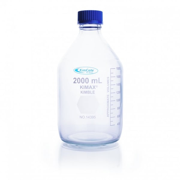 Media Bottle, 1000mL, 225mm H, PK4
