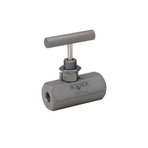 Needle valve, 1/2" NPT FxF, Carbo