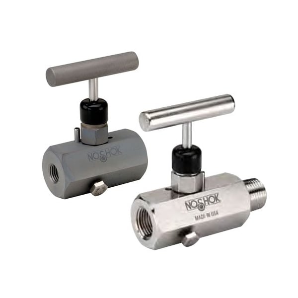 Needle valve, 1/4" NPT MxF, Stain
