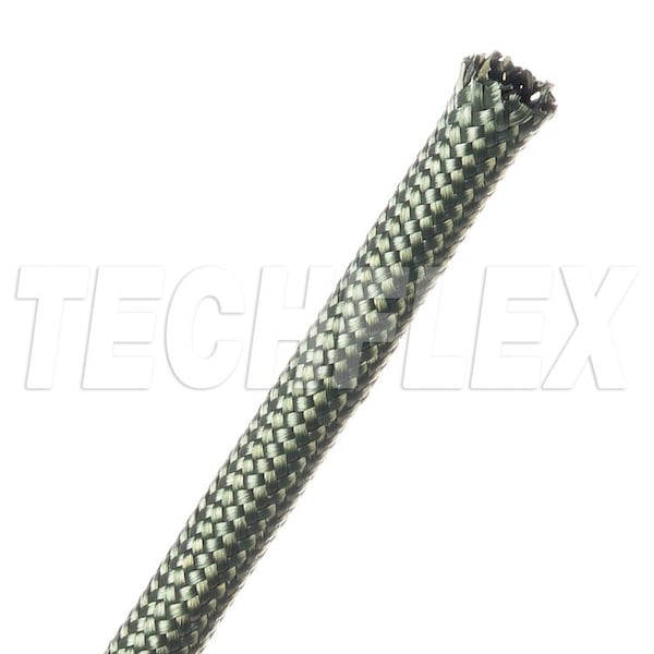 Nomex Braided Sleeving, 3/16", Green