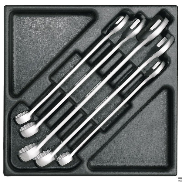 Combination Wrench Set, Wrench Head Sizes: 23mm, 24mm, 27mm, 30mm, 32mm