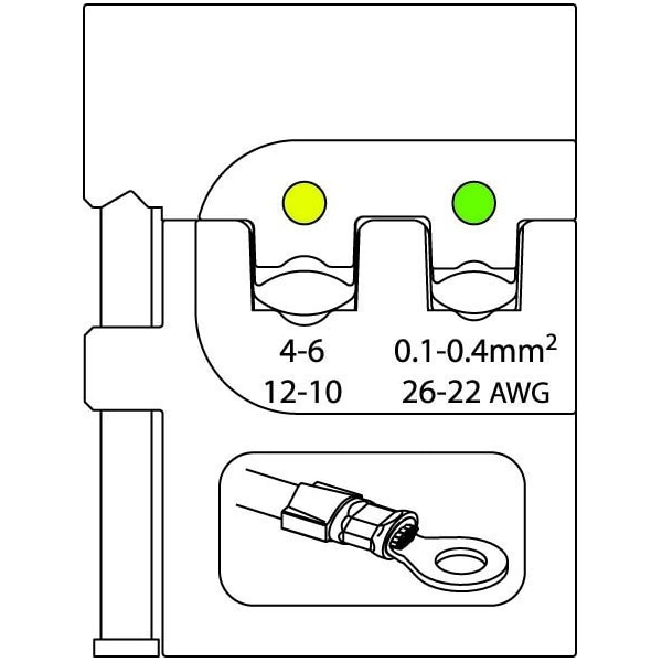 Module Insert, Insulated Terminals, 0.1
