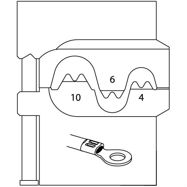 Module Insert, Non-Insulated Terminals, Capacity: 35.2 cu. ft.