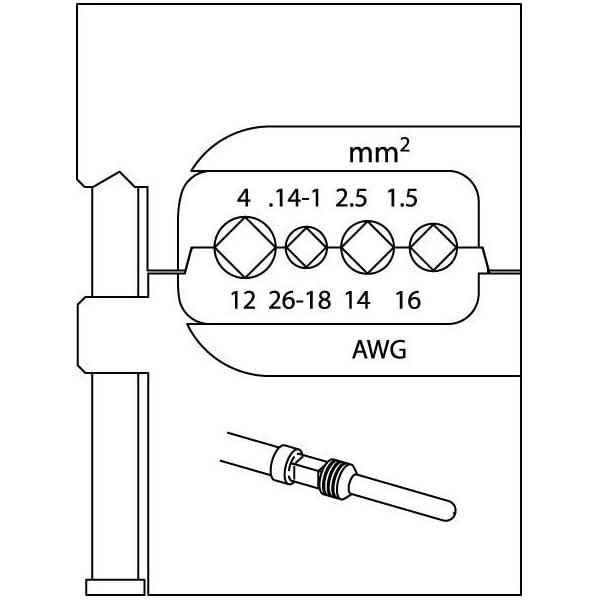 Module Insert For Heavy Connectors 1.5-4