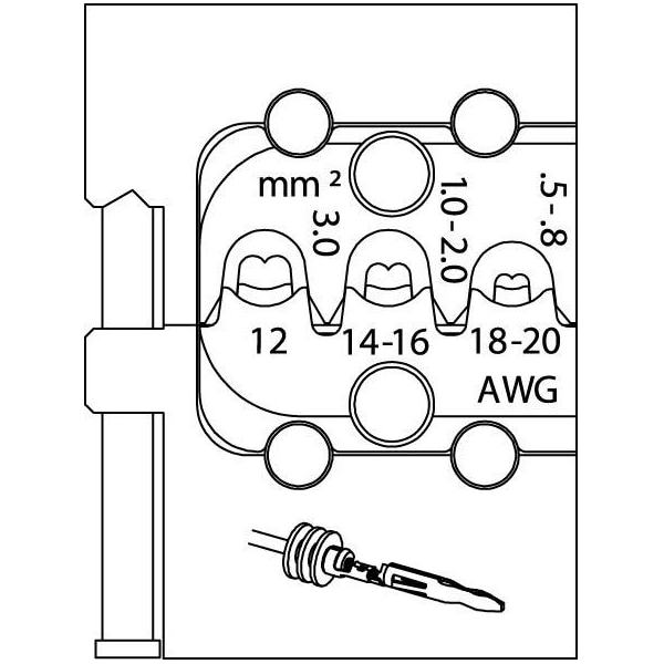 Module Insert For Lamellar Contacts