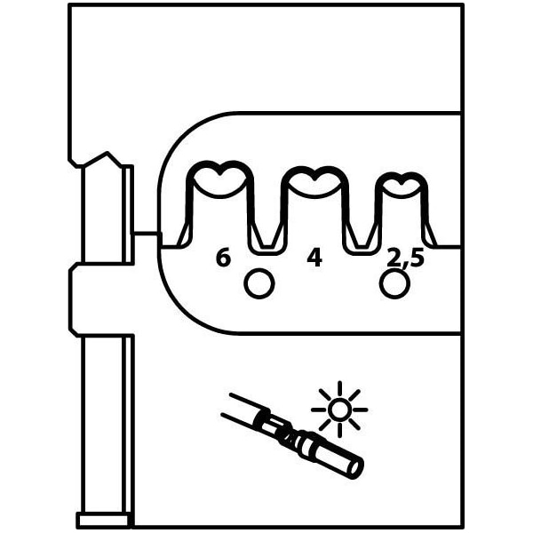 Module Insert For Multi Contact MC4