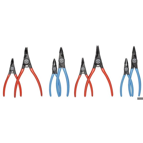 Set Of Circlip Pliers, 8 pcs.