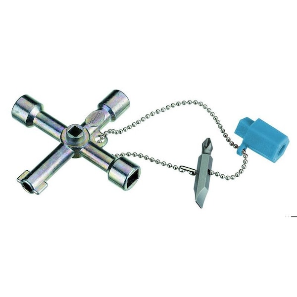 Square, Female Square, Female Three-Square, Two-way-key Bit 72mm, Drive Size: 1/4"