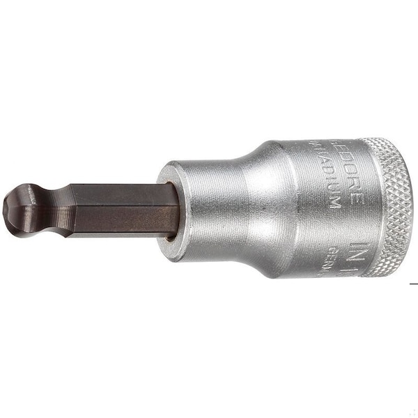 Screwdriver Bit Socket, 1/2", Ball 14mm