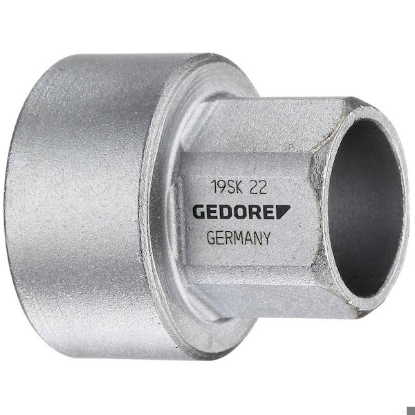 18.95mm Hex Drive, 22mm Metric Socket, 6 Points