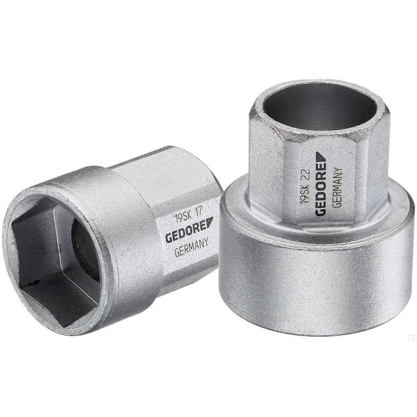 18.95mm Hex Drive, 10mm Metric Socket, 6 Points