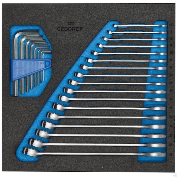 Combination Wrench Set, Number of Pieces: 25