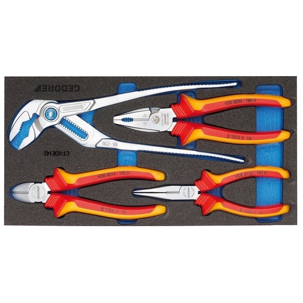 VDE Pliers Set In 1/3 Check-Tool Module