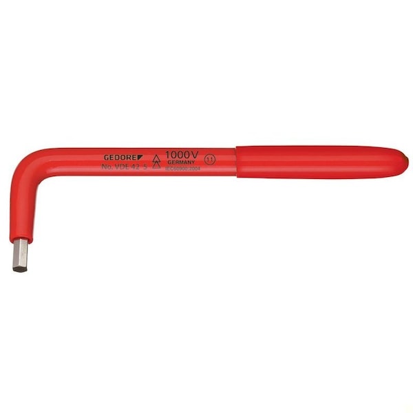 Metric L-Shape Hex Key Hex Key, 12 mm Tip Size