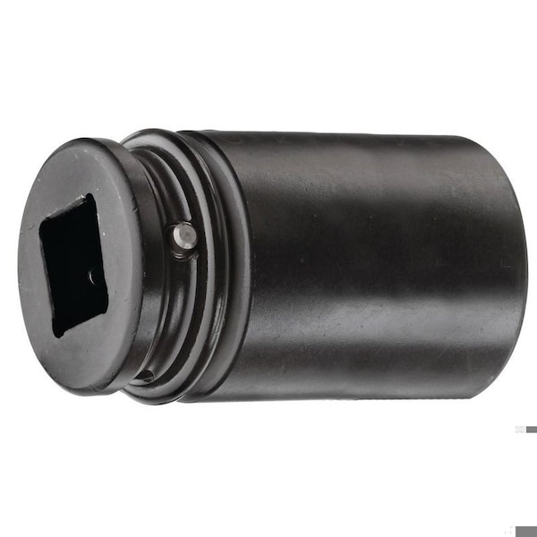 1" Square Drive Impact Socket Gun Metal, 1", Impact-Fix Long 22mm