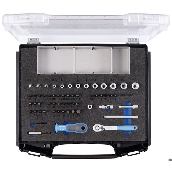 Socket Set, 1/4", In I-BOXX 72, 2836165