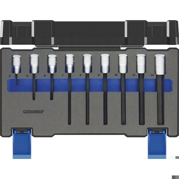 Screwdriver Bit Socket Set, 1/2", In-Hex