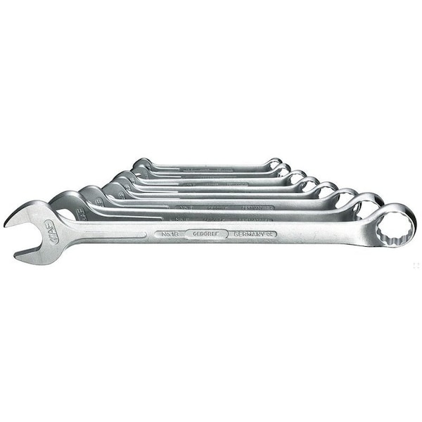 Combination Wrench Set, 8 pcs., 3/8-1"